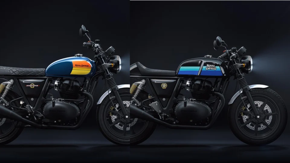 Royal Enfield apresenta novidades nas Twins: Interceptor e Continental GT