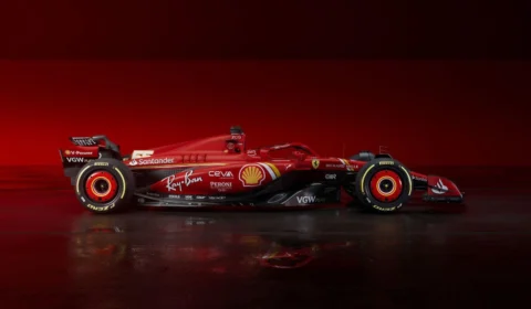 Novo carro de Fórmula 1 da Ferrari conta com as velas de ignição NGK