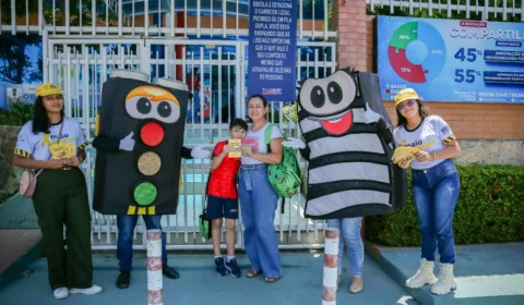 Detran Amazonas dá continuidade em ação de conscientização nas escolas