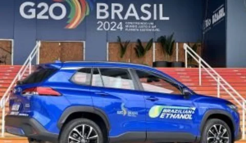 Toyota do Brasil demonstra benefícios da tecnologia híbrida flex durante o G20