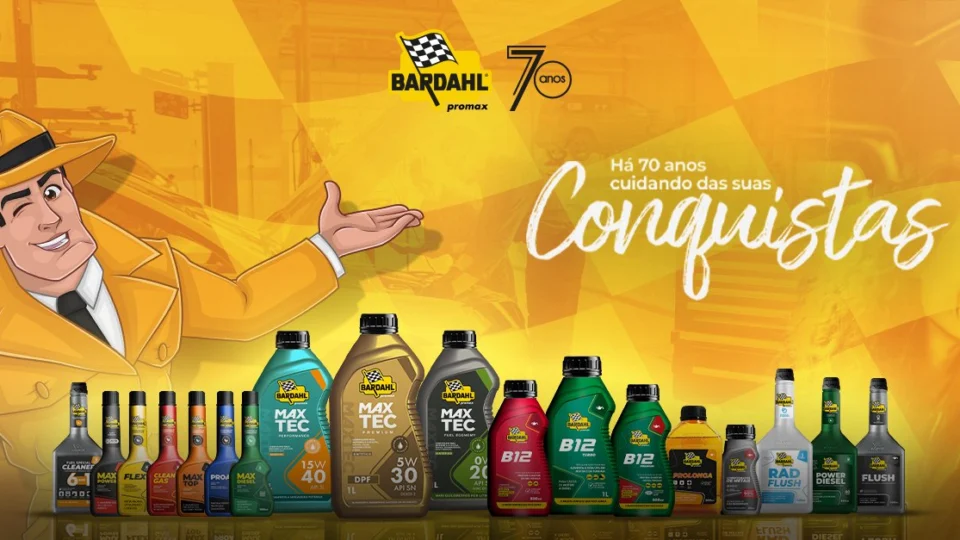 Bardahl completa 70 anos com mudança de embalagens e nova campanha institucional
