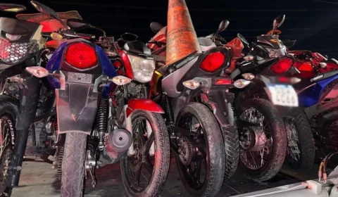 Em quatro meses, mais de 300 motocicletas são removidas por falta de placa de identificação
