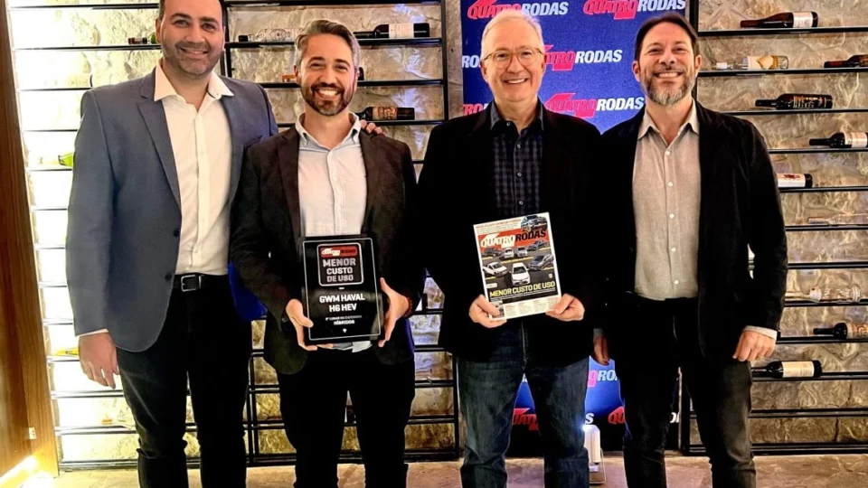 GWM Haval H6 HEV é reconhecido pela Quatro Rodas por menor custo de uso em carros híbridos