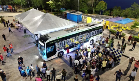 Manaus recebe primeiro ônibus 100% elétrico 