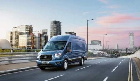 Ford Transit é premiada com nota máxima de segurança pelo Euro NCAP