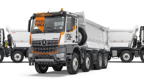 Mercedes-Benz Arocs e atletas dão show de força e resistência em competição