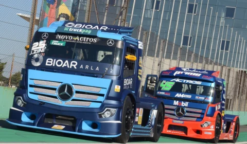 Força e competitividade do Mercedes-Benz Actros são atrações na Copa Truck