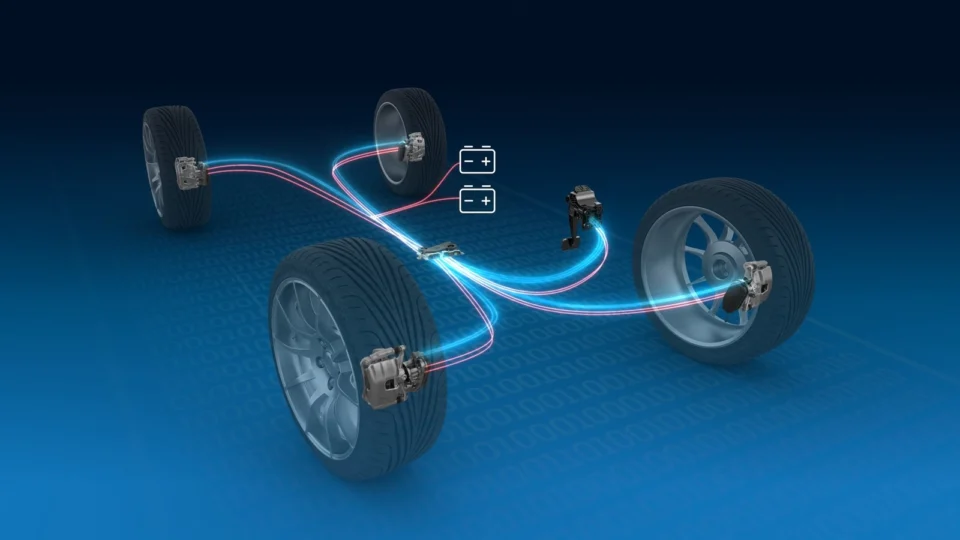 ZF apresenta Brake-by-Wire do futuro, sistema de freios puramente elétrico para veículos definidos por software 