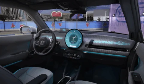 Mini revela novo interior com inspiração retrô, layout mais simples&nbsp;
