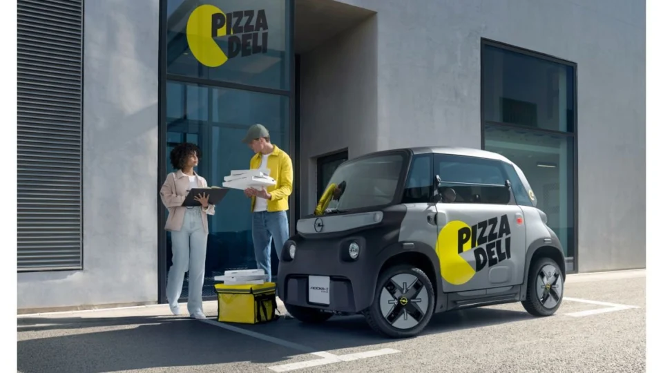 Novo Opel Rocks-e KARGO: O micro veículo elétrico para entregas
