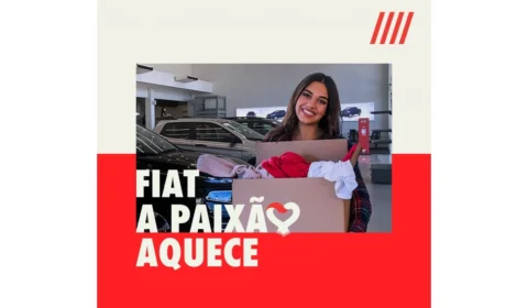 Campanha social  ‘A Paixão aquece’ lançada pela Fiat, arrecada doações