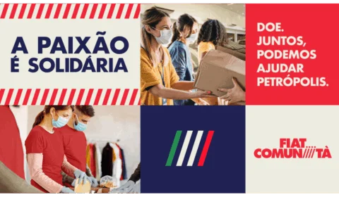 Fiat Comunità realiza campanha e doará kits de alimentos e limpeza para vítimas das chuvas em Petrópolis