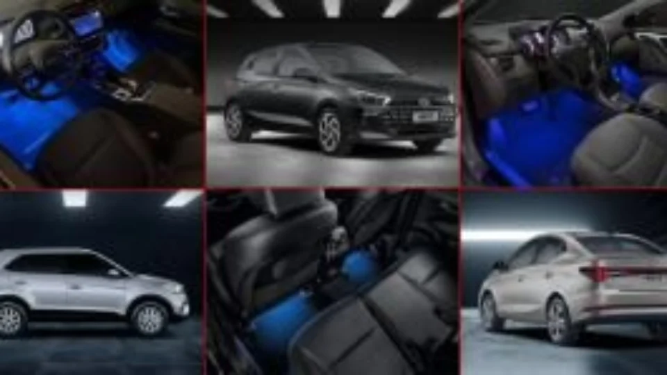 Hyundai Mobis lança acessórios para iluminação de interior 