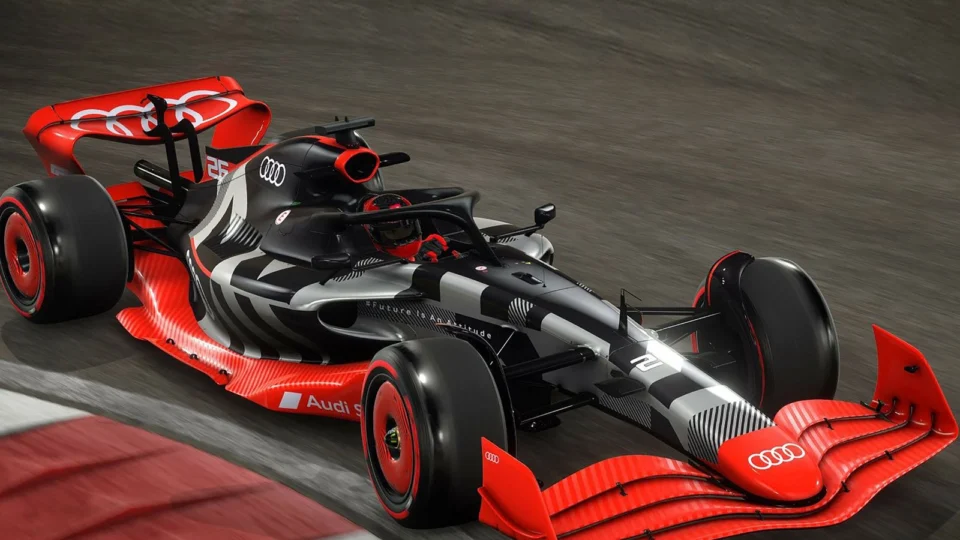Audi faz estreia mundial no jogo oficial da Fórmula 1