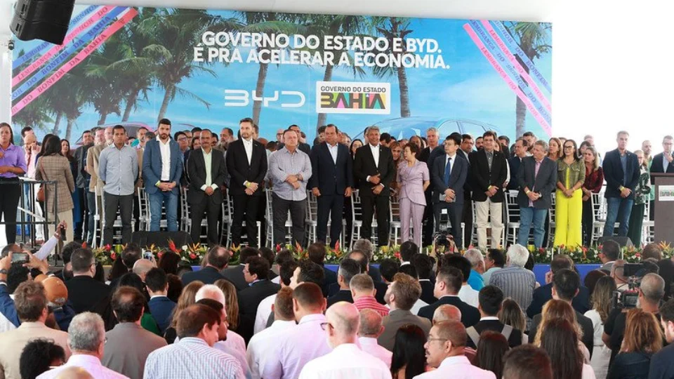 BYD pretende produzir seu primeiro carro no Brasil em 2024 