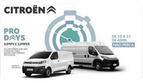 Jumpy Cargo e Jumper Furgão estão com parcelas a partir de R$ 299