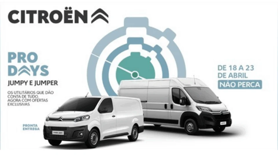 Jumpy Cargo e Jumper Furgão estão com parcelas a partir de R$ 299