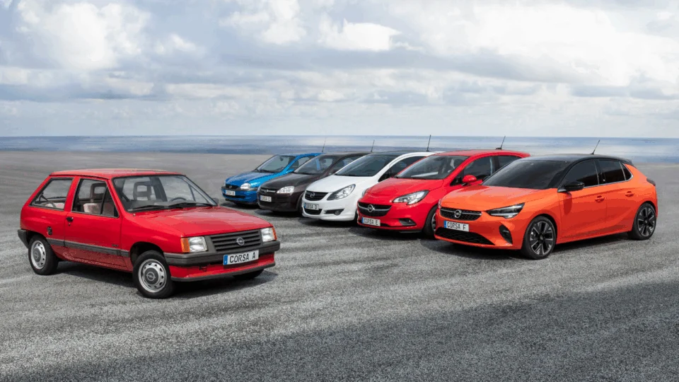 Opel Corsa completa 40 anos de muito sucesso