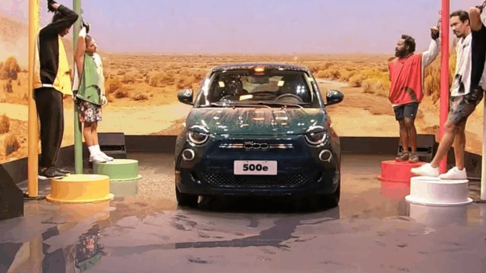 Na última prova do BBB22, Fiat coloca seu modelo elétrico 500e no jogo