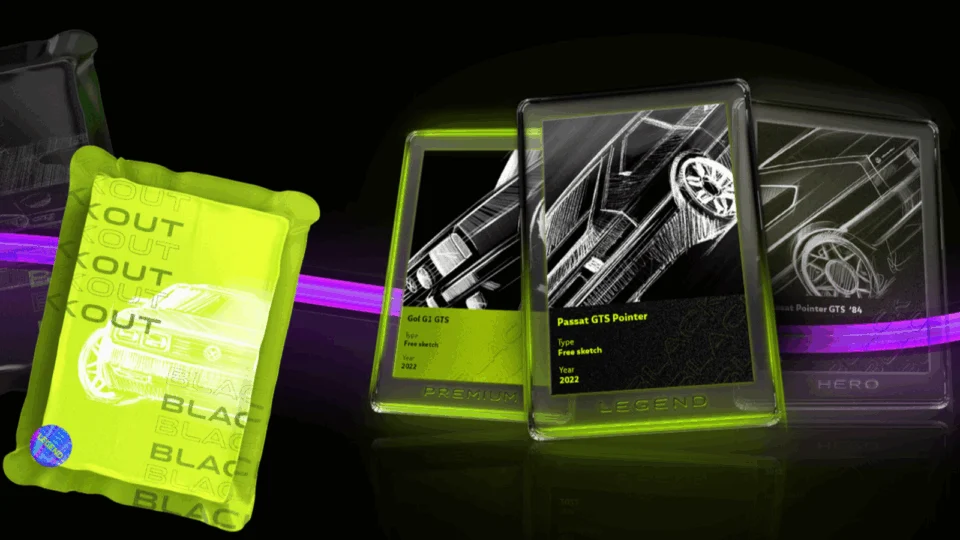 Volkswagen lança coleção de NFTs com figurinhas lendárias