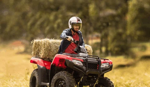 Honda realiza test-ride no quadriciclo FourTrax 420 na Agrishow 2022