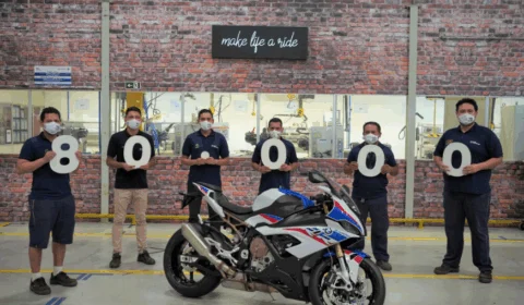 BMW Motorrad celebra 80 mil motos produzidas no Brasil
