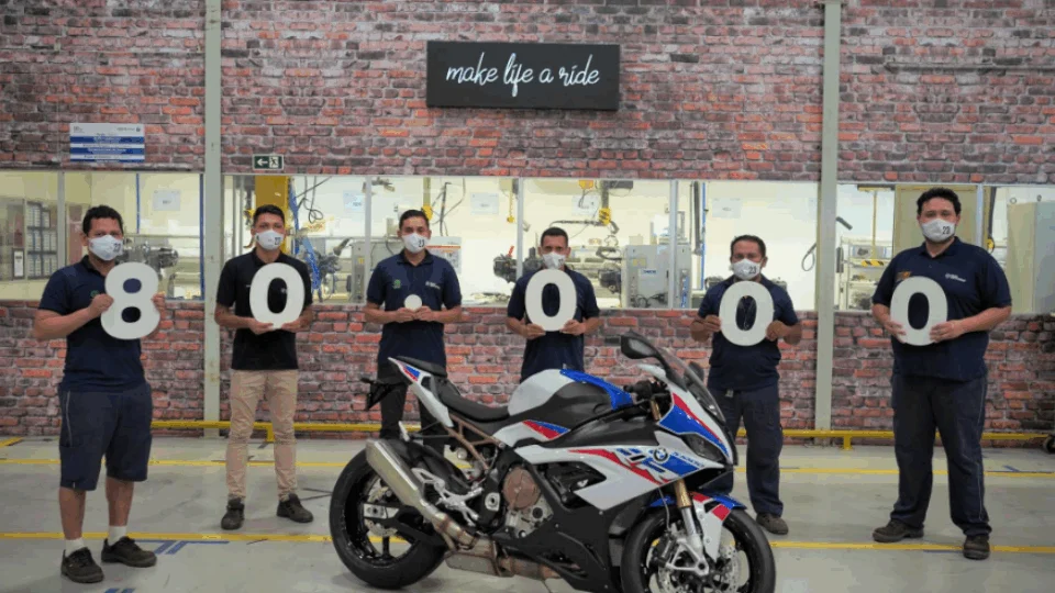 BMW Motorrad celebra 80 mil motos produzidas no Brasil