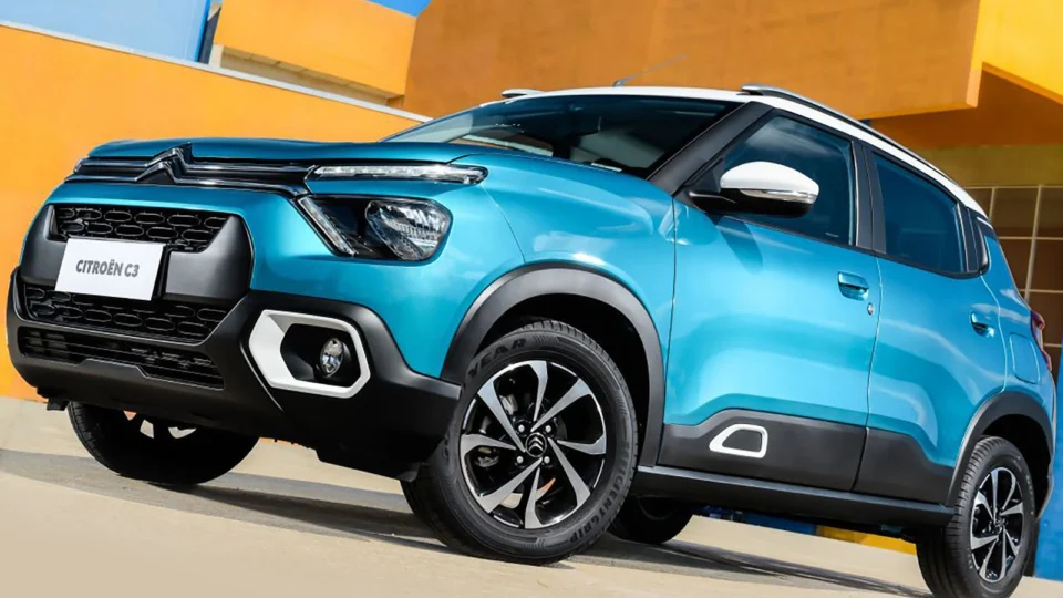 Citroën dispara 37% em 2022 e Novo C3 fica entre os cinco mais vendidos do segmento