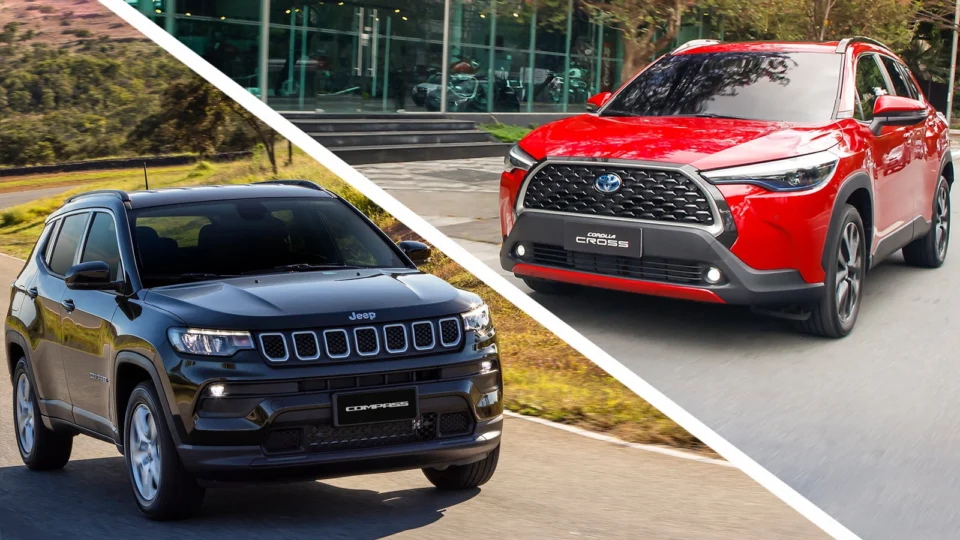 Comparativo: Toyota Corolla Cross vs Jeep Compass