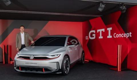 VW apresenta conceito elétrico do icônico Golf GTI