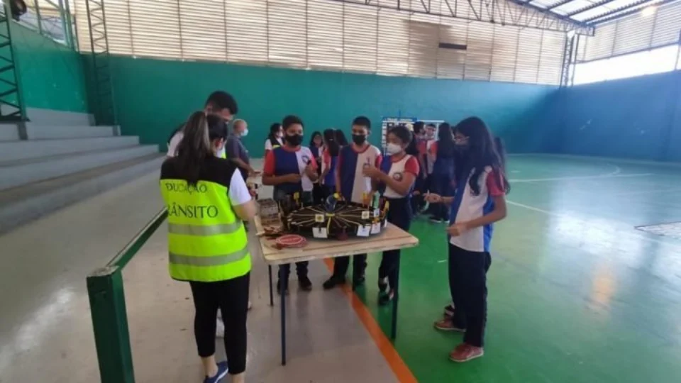 Projeto leva o tema trânsito para alunos da rede municipal de ensino