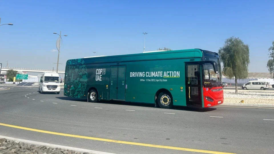 Ônibus da Higer marcam presença na COP28