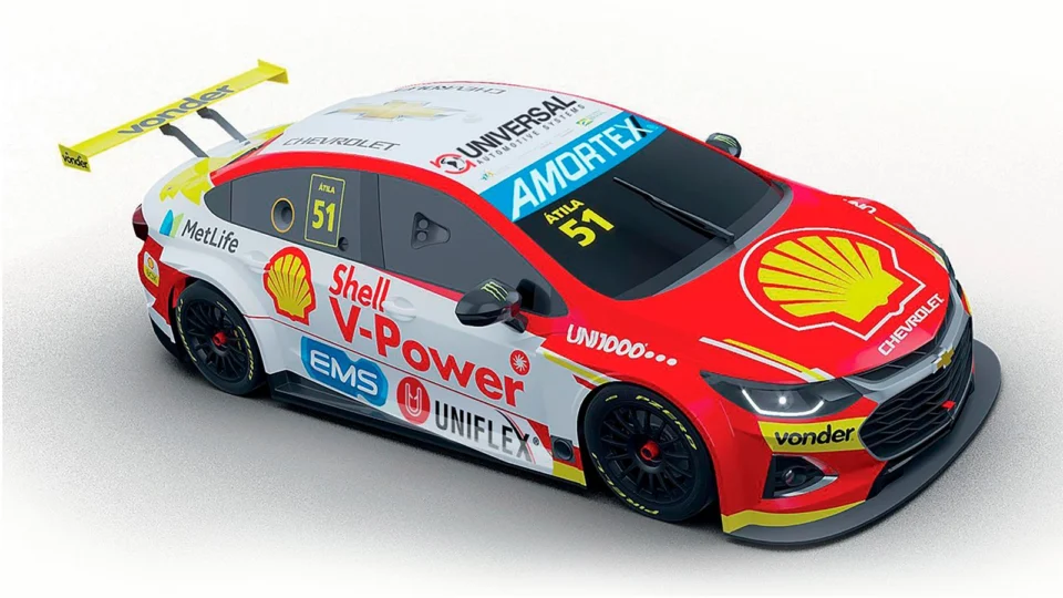 Grupo Universal Automotive apresenta carros para temporada de 2022 da Stock Car