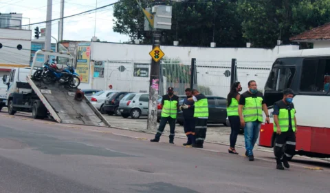 IMMU realiza operação para fiscalizar serviços de transporte no Centro