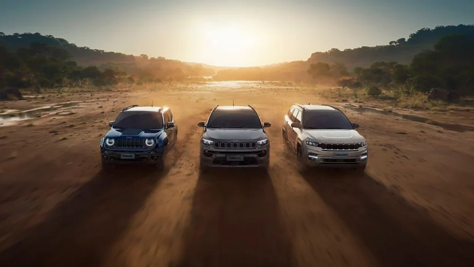 Jeep alcança desempenho histórico em janeiro e completa seis anos de liderança entre os SUVs no Brasil