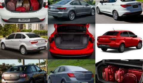 TOP 5 – Sedãs compactos com os maiores porta-malas para instalação do GNV