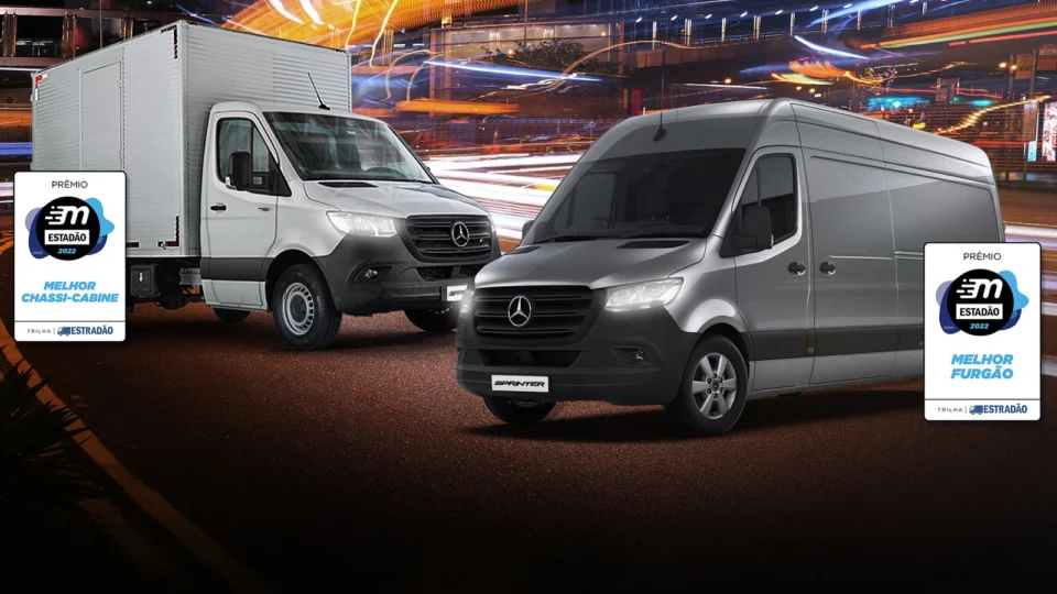 Mercedes-Benz Sprinter é duplamente vencedora do Prêmio Mobilidade Estadão 2022
