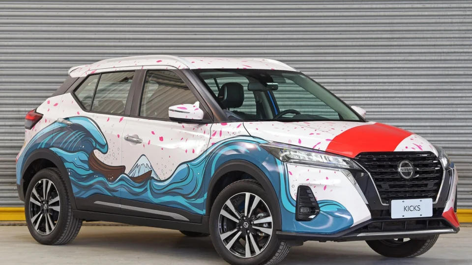 Nissan apresenta Novo Kicks com a pintura vencedora do seu concurso de design