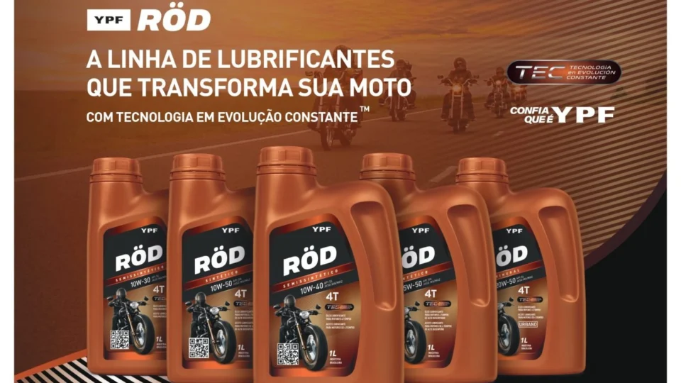 YPF Brasil lança RÖD, nova linha de lubrificantes para motocicletas