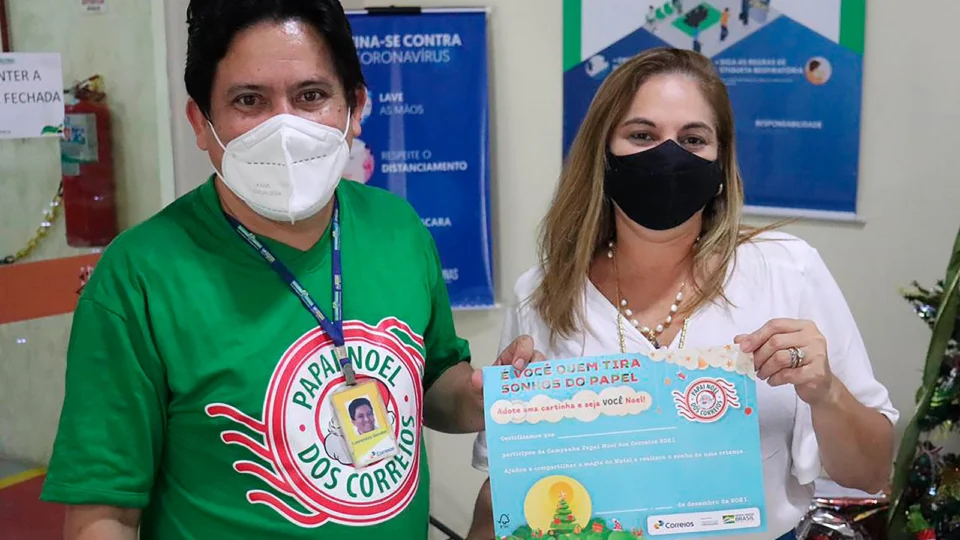 Servidores do Detran-AM presenteiam crianças em Campanha de Natal dos Correios