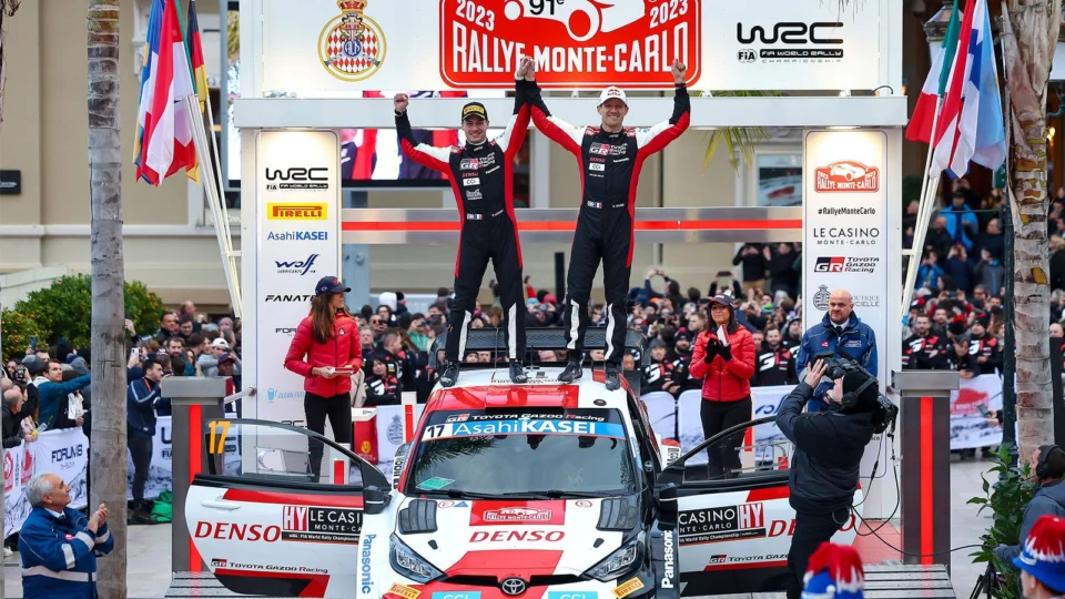 Toyota GAZOO Racing no mundo: dobradinha no Campeonato Mundial de Rally em Monte-Carlo
