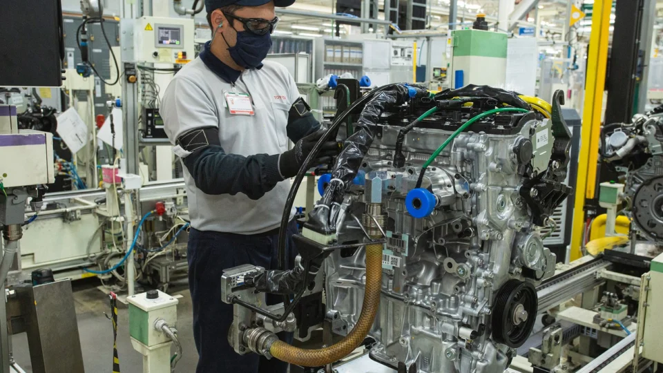 Toyota inicia exportação de motores para a América do Norte