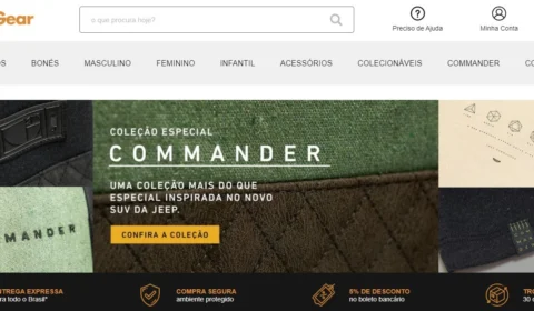Jeep Gear lança coleção do Commander