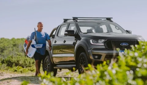 Ford estreia campanha da Ranger FX4 com o surfista Sylvio Mancusi