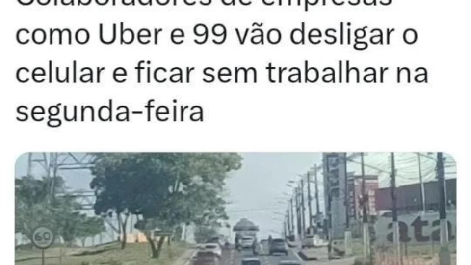Motoristas de aplicativo prometem paralisação nesta segunda-feira em Manaus