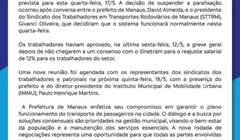 Prefeitura e Sindicato dos Rodoviários chegam a acordo e evitam greve no transporte coletivo