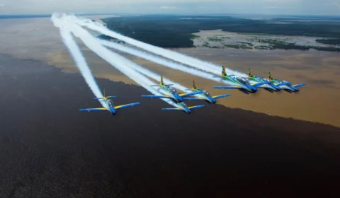 Esquadrilha da Fumaça: Manaus terá apresentação gratuita  para mais de 30 mil pessoas dia 8 de junho