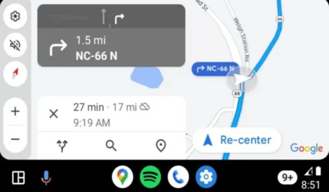 Google Maps e Google Assistente recebem um facelift para Android Auto&nbsp;