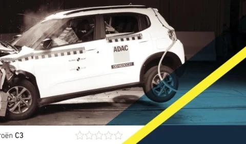 Citroën C3 vai mal no teste de segurança da Latin NCAP
