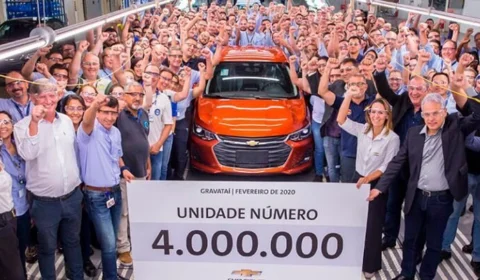 Fábrica da GM de Gravataí produz unidade quatro milhões